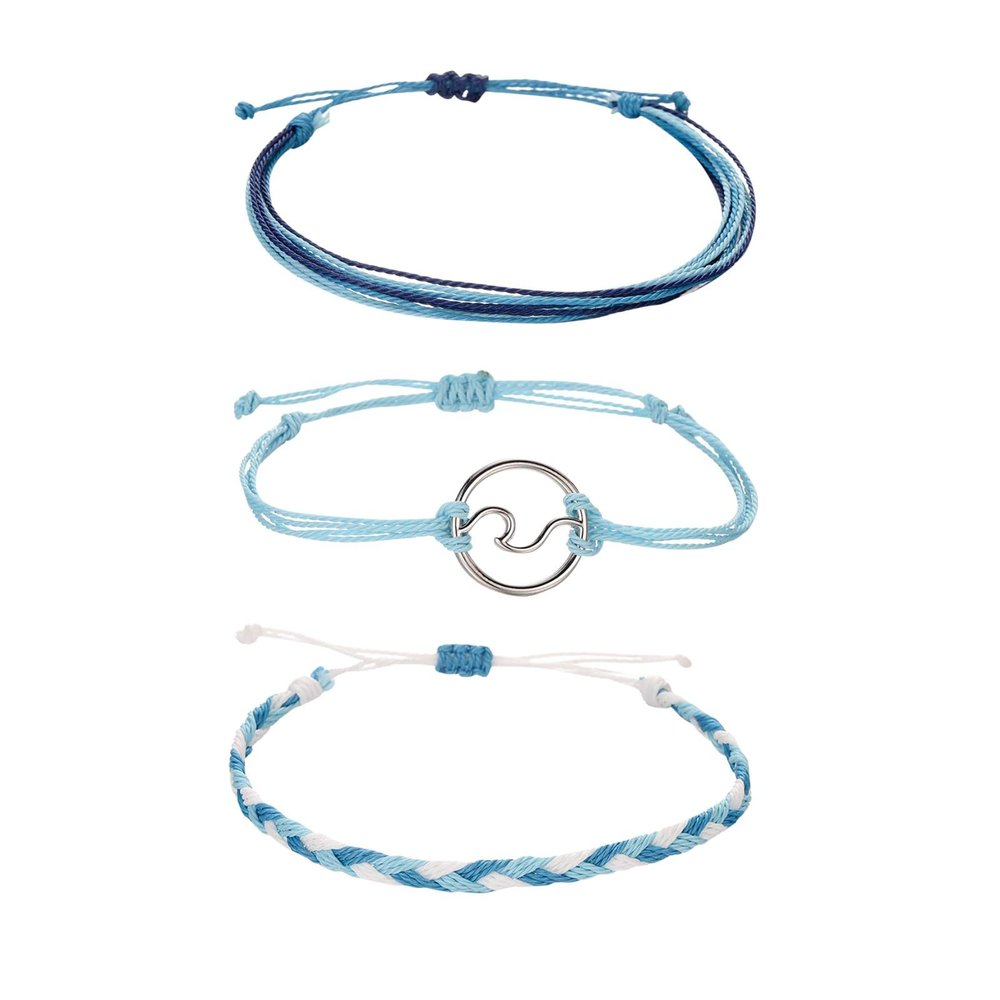 Bracelets Wearable with NFC Daily Wristband Women Men and Teenagers Elastic Big Hoops Earrings for,B,Sky Blue,One Size
