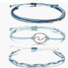Bracelets Wearable with NFC Daily Wristband Women Men and Teenagers Elastic Big Hoops Earrings for,B,Sky Blue,One Size view 3