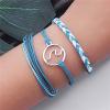 Bracelets Wearable with NFC Daily Wristband Women Men and Teenagers Elastic Big Hoops Earrings for,B,Sky Blue,One Size view 4