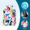 Hot Water Bottle with Cover, 2L Hot Water Bag for Pain Relief Hand Feet Warmer(Abstract Color Graphics) view 3