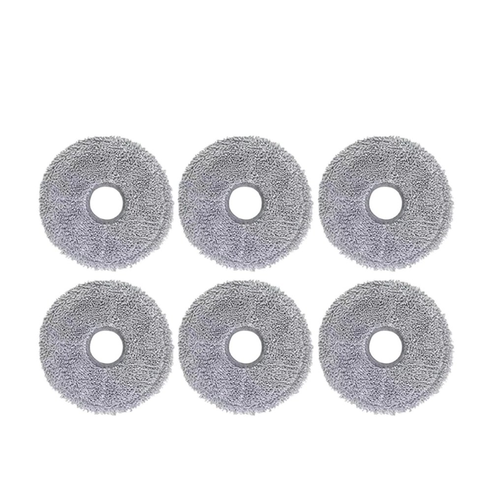 Mop ClothCompatible For XiaomiS10+ / S10 Plus / B105 Robot Vacuum Cleaners Spare Parts(Grey 6pcs)