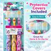 Tender Me Renew The Life Kids Toothbrush - Fly with Unicorns, Soft Bristle Manual Travel Tooth Brush with Caps for Boys & Girls, Extra Soft, 3 Pack view 4