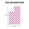 SMBOE Pink White Polka Dots Waffle Kitchen Towel Dish Towel Kitchen Hand Towels Tea Towels 16X26 Inch view 2