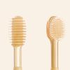 caralin 1 Set Soft Silicone Baby Toothbrush Tongue Brush for Training and Teething, Infant Teeth Tool with Cover view 4