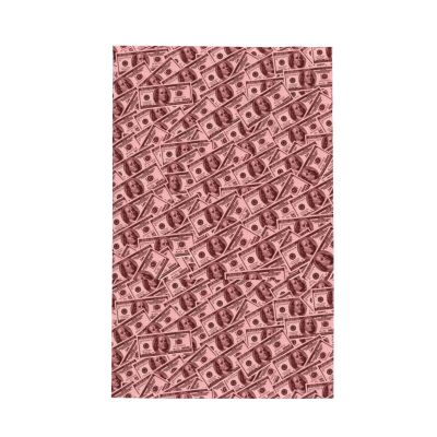 SMBOE Peach 100 Dollar Bills Waffle Kitchen Towel Dish Towel Kitchen Hand Towels Tea Towels 16X26 Inch