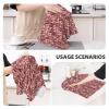SMBOE Peach 100 Dollar Bills Waffle Kitchen Towel Dish Towel Kitchen Hand Towels Tea Towels 16X26 Inch view 3