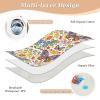 GOODOLD Washable Bed Pad for Incontinence 34" x 52" - Large Reusable Waterproof Mattress Protector with Non-Slip Back for Kids and Adults (Colorful Butterflies) view 3