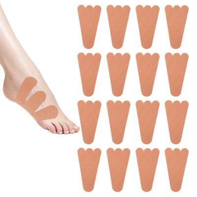 12pcs Precut Kinesiology Tapes, Waterproof & Breathable Kinesiology Tape for Feet Elastic Sports Muscle Strips Stickers for Joint Stability & Muscle Support (Skin Color)