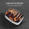 Pill Box with Mirror 2 Compartment Cool Electric Guitar Small Pill Case for Purse Or Pocket Mini Metal Pill Holder Travel Weekly Medicine Tablet Vitamin Holder Organizer Travel Gifts view 3