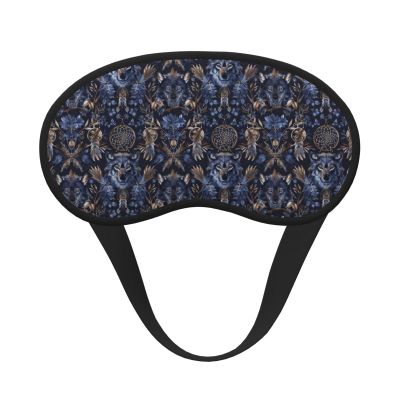 Wolf Dreamcatcher Sleep Mask Blackout Sleep Eye Mask for Men and Women Travel Eye Mask