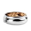 Chocolate Chip Biscuits Pill Box 3 Compartment Round Metal Pill Case for Purse & Pocket, Portable Medicine Organizer Travel Pillbox Daily Pill Container Holder to Hold Vitamins, Fish Oil view 4