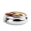Cute Guinea Pigs Pill Box 3 Compartment Round Metal Pill Case for Purse & Pocket, Portable Medicine Organizer Travel Pillbox Daily Pill Container Holder to Hold Vitamins, Fish Oil view 4