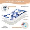 GOODOLD Washable Bed Pad for Incontinence 34" x 52" - Large Reusable Waterproof Mattress Protector with Non-Slip Back for Kids and Adults (Azure Wings) view 3