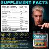 99.99% Creatine Monohydrate Gummies for Men Women 5g, 7-in-1 Pre-Workout Complex with BCAA, Taurine, B12/6 & Electrolytes, 6X Boost Energy, Muscle Strength & Recovery, Brain Focus, Vegan, Sugar Free view 4