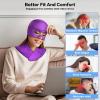 3 in 1 Migraine Relief Cap Neck Ice Pack Wrap Gel and Ice Eye Masks, Detachable Ice Caps with Eyes Masks, Hot and Cold Therapy for Relief of Headaches, Stiff Neck and Eye Fatigue (Purple) view 2