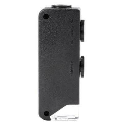 Magnifier Magnifying Glass Hd 60 Times Hd Micro Magnifying Glass, Two-Color Light Source, Microscope, Philatelic Jewelry, Tea, Smoke Stamp, Identification, Banknote, Portable Reading Aids