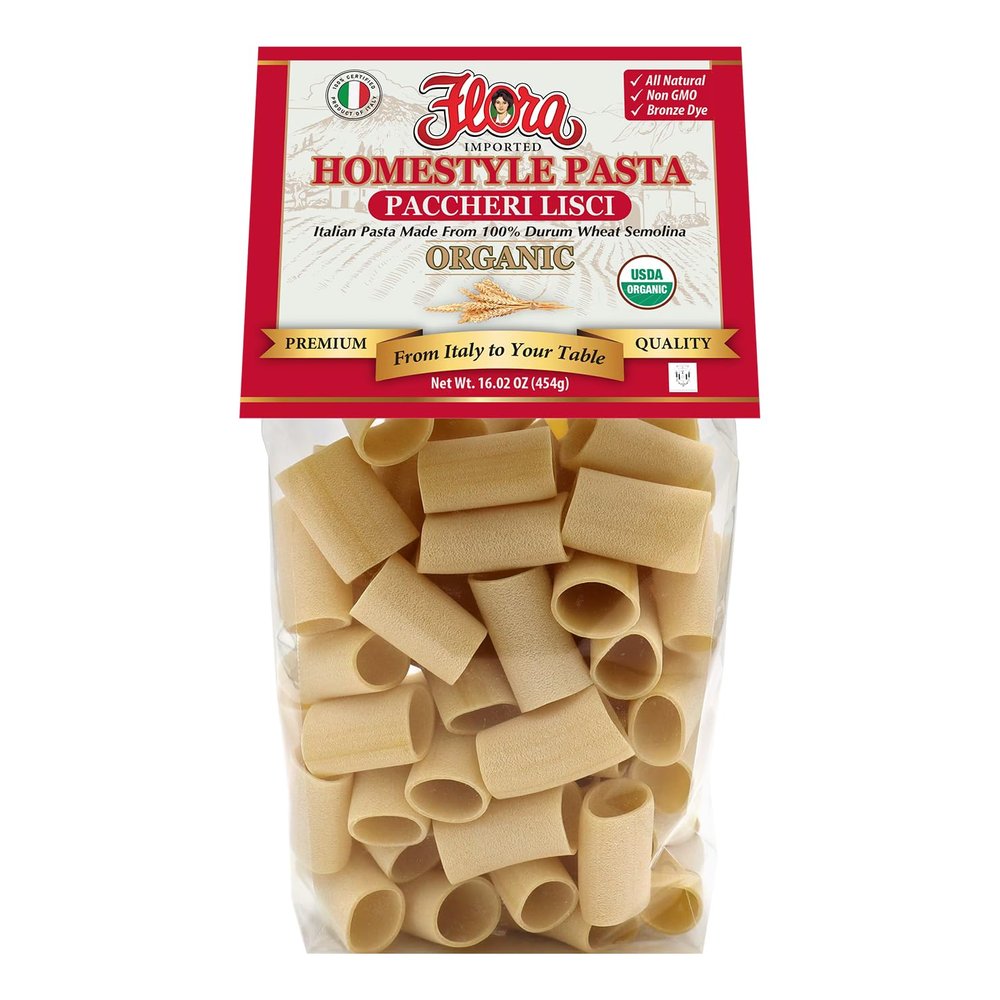Homestyle Paccheri Lisci Pasta - Organic - 16.02 oz