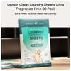 Uproot Clean Pet Laundry Detergent Sheets Ultra, Unscented, Up to 60 Loads view 2