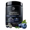 FireHaus Supplements Creatine + Electrolytes, 5g Creatine Monohydrate with Potassium, Magnesium, and Sodium for Strength, Hydration, and Recovery Support, Berry Burst Flavor, 30 Servings view 1
