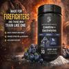 FireHaus Supplements Creatine + Electrolytes, 5g Creatine Monohydrate with Potassium, Magnesium, and Sodium for Strength, Hydration, and Recovery Support, Berry Burst Flavor, 30 Servings view 2