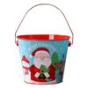 MOYEE Christmas Iron Hand Gift Bucket Large Theme Party Decoration Candy Chocolate Storage(Large A-1 Pattern Random) view 1