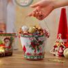 MOYEE Christmas Iron Hand Gift Bucket Large Theme Party Decoration Candy Chocolate Storage(Large A-1 Pattern Random) view 2