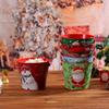 MOYEE Christmas Iron Hand Gift Bucket Large Theme Party Decoration Candy Chocolate Storage(Large A-1 Pattern Random) view 3