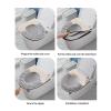 LHOFWSIST 1pcs Zipper Toilet Seat Cushion Household Waterproof Universal Toilet Cover All Season Thick Toilet Sticker Toilet Seat Cushion(3C) view 4