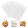 PATIKIL 3" x 5" Clear Self Sealing Cookie Bags, 200 Pcs Resealable Treat Bag OPP Present Giving Wrappers Bakery Packaging for Candies Chocolates Biscuits Party view 1