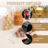 PATIKIL 3" x 5" Clear Self Sealing Cookie Bags, 200 Pcs Resealable Treat Bag OPP Present Giving Wrappers Bakery Packaging for Candies Chocolates Biscuits Party view 3
