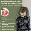 Siennal Face Down Pillow After Eye Surgery 3-Vent Design for Easy Breathing Vitrectomy & BBL Recovery Pillow for Sleeping Face Down CertiPUR-US Certified Shredded Memory Foam view 2