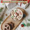 4E's Novelty Christmas Decorated Marshmallow Large Individually Wrapped 16 Pcs - Large Christmas Marshmallows for Hot Chocolate Toppers, Marshmallow Treat Toppings for Hot Cocoa Bar Supplies, Christmas Candy for Kid Adults view 2