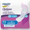 Equate Options Women's Moderate-Regular Incontinence Pads, 72 Count with Brend CO Gift view 1