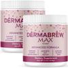 (2 Pack) DermaBrew Max Powder - Official Derma Brew Max Premium Advanced Formula for Healthy Skin, All Natural Ingredients for Overall Health Lifestyle and Wellness Support, 120 Servings for 2 Months view 1