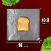100 Packs Heavy Duty Insulated Aluminum Foil Sheets 14" x 10.3" Disposable Food Wraps for Sandwiches, Burritos, BBQ, Burgers, Hot & Cold Food view 2