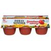 Indian Summer Single Serve Strawberry Apple Sauce, Individually Packed Applesauces, 6 Single Cups, 4 Ounces Each (Strawberry) view 1