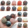 Natural Meditation Crystal 40mm Moon Crystals Ball, for Home Decoration Stone(Pink Black Rhodonite-1PCS) view 4