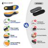 220+lbs Arch Support Inserts,Heavy Duty Plantar Fasciitis Insoles for Men Women,Orthotic Inserts with Heel Cushion,Pain Relief for Standing All Day Mens 15-15.5 view 4