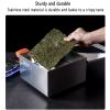 Seaweed Drying Box, Stainless Steel Nori Oven with Glowing Bulb, 4 Heat-Insulating Feet, Adjustable Temperature, 304 Stainless Steel, Suitable for Sushi Restaurants, Hotels and Snack Bars view 2