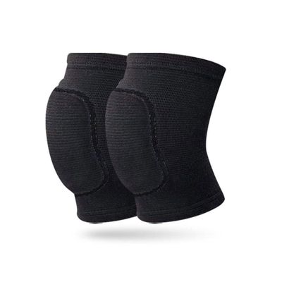 Knee Support for Fitness Knee Pads Breathable Elastic Non-Slip Padded Sponge Knees Dance Running Basketball Football Unisex Knee Braces(Black,M)