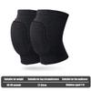 Knee Support for Fitness Knee Pads Breathable Elastic Non-Slip Padded Sponge Knees Dance Running Basketball Football Unisex Knee Braces(Black,M) view 2