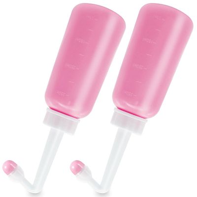 2PCS Peri Bottle for Postpartum Care,12 OZ Perineal Bottle Postpartum Essentials Upside Down Peri Bottle for Perineal Recovery