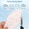 Steppers Insoles for Men Women, 4D Cloud Insoles, Comfortable Breathable Cushioning Boot Shoe Inserts with Arch Support, Foot Pain & Fatigue Relief (1Pair-Grey, Men 6-7/Women 7.5-8.5) view 4