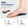 220+lbs Arch Support Inserts,Heavy Duty Plantar Fasciitis Insoles for Men Women,Orthotic Inserts with Heel Cushion,Pain Relief for Standing All Day Mens 5-5.5 | Womens 7-7.5 view 2