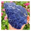 AEVHBAMXN 1pcs 100-200g Blue Sodium Stone Rough Rock Quartz Crystal Ore view 4