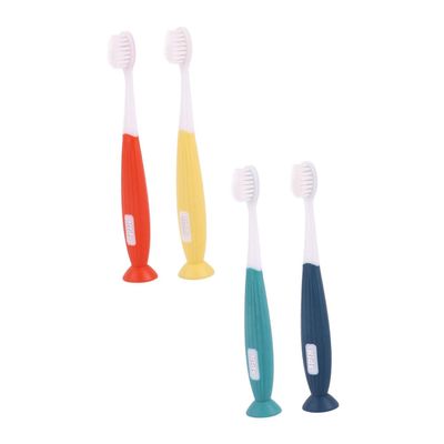 HAKIDZEL 4pcs Toothbrush Soft Bristles Small Head Manual Cleaning Toothbrushes for Years Old Ergonomic Non-Slip Handle Oral Care for Boys