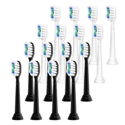 16 Pcs Replacement Toothbrush Heads Compatible for Philips Sonicare Electric Toothbrush Professional Brush Heads 4100 5100 6100