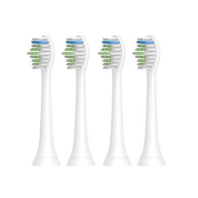 12PCS HX6064 Electric Toothbrush Heads for H-X6950/H-X6780/H-X6930/H-X3110/H-X9350 Soft Bristle Replacement Brush Heads White(4pcs)