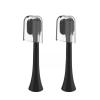 2/4PCS Kids Ultra-fine Soft Toothbrush Gum Care Sensitive Nano Brush Heads Compatible for Phili Sonic Care HX3/HX6/HX9 Heads for Children(2PCS Black) view 1