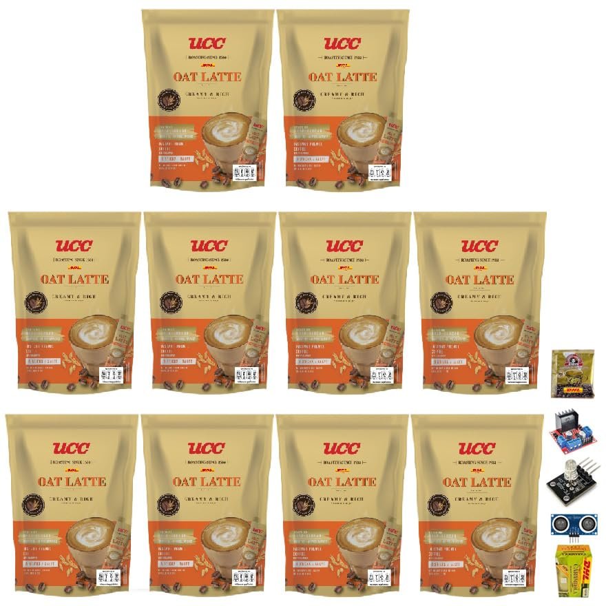 Delicious Mellow Intense UCCOat Latte Instant Premix Coffee Healthy Snack 184 Grams/Pack Roasted Set 10 By Beautygoodshop [Get Free For You Beauty Gifts]